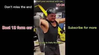 12 Best Gym Exercises | Full Body Workout for Muscle Gain & Fat Loss #gym #gymworkout #athlete