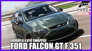 1000hp V10 Swapped Ford Falcon GT F 351 -Drift Build/Tune -Forza Horizon 5
