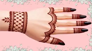 New 2026 Simple Mehndi Design / Mehandi Design For Back Hands / Easy Mehandi ki Design /  