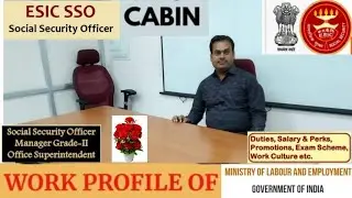 Esic SSO Work profile.Esic SSO work.Esic SSO Cabin. All about Esic SSO.#esic SSO⁠ Re-upload By RK.
