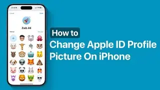 Как изменить изображение профиля Apple ID на iPhone или iPad