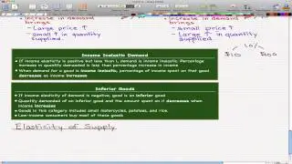 Microeconomics - 56: Income Inelastic Demand