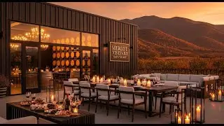 Autumn Golden Hour Napa Valley 🍂 Warm Indie Folk & Acoustic Music for Peaceful Evenings