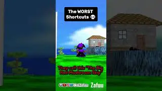 He's Takin THE WORST SHORTCUTS 💀 #sm64 #romhack #coop #funny