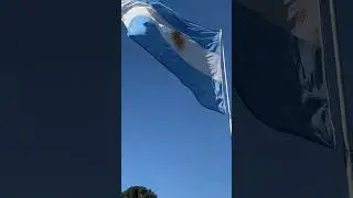 Bandera Argentina Flameando 🇦🇷