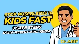 Stop Nosebleeds in Kids Fast: 3 Safe Steps Every Parent Must Know! Dr. Arif