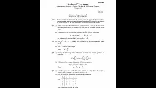 DU SOL | ASSINGMENT SOLUTION| B.A.MATHEMATICS | DU SOL 2020 | FREE ASSIGNMENT