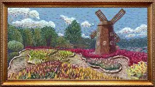 Luxury Art Vintage Oil Painting | Framed Art Aesthetics Screensaver for TV