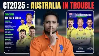 Australia&rsquo;s Pace Trio OUT! 🚨 Starc, Cummins & Hazlewood Missing | Smith to Captain in CT 2025 🤔🔥
