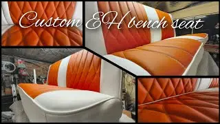 Eh Holden bench seat ground up restoration and custom upholstery 