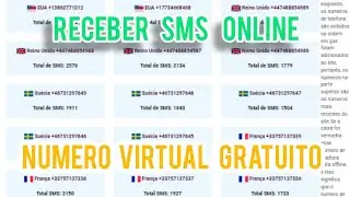 receber sms online numero virtual  gratuito 2022