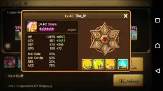 Summoners War The_D Arena top 50 EU spd ao seara lushen bernard megan, fail seara bomb