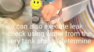 TIPS ON HOW TO REPAIR LEAKING STAINLESS WATER TANK USING ELECTRODES WELDING