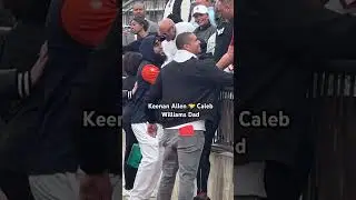Keenan Allen shows up to Caleb Williams' Pro Day 🏈