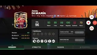Obtuve Di Mar&iacute;a TOTS de GRL 96 (FC Mobile, hice los 8 intercambios)