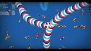 Worms Zone .io BIGGEST Voracious Snake Best Record! 1,850,000+ Score TOP 1