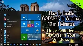 PC Tricks || How To Enable God Mode In Windows 10 , 8 || In Just One Minutes.