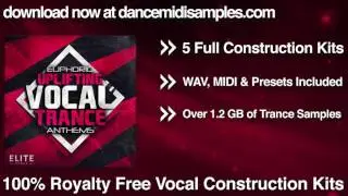 Trance Vocal Sample Pack: Euphoric Uplifting Vocal Trance Anthems