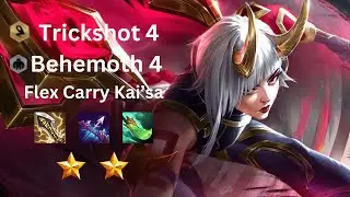 TFT Set11 [Server TH Patch14.7] Flex Kai'sa Trickshot 4 Behemoth 4  Gameplay