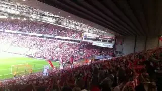 Liverpool V Man City 2012 You'll Never Walk Alone - View from the Kop
