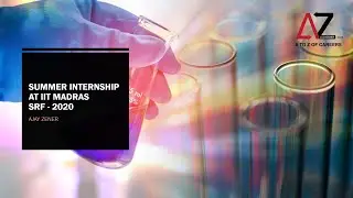 IIT Madras Summer Internship - Summer Research Fellowship (SRF-2020)