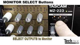 Зонный микшер TASCAM для монтажа в стойку. MZ-223.