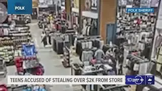 Sheriff Judd: 8 teens arrested for stealing $2,000 worth of items from Dick's Sporting Goods