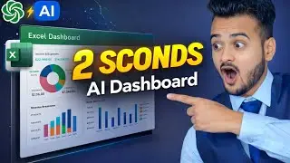 Excel Dashboard with ChatGPT in 2 Sec | Create Professional Dashboard Using AI (Full Tutorial)