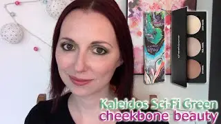 Grungy Green Eye tutorial |  Kaleidos Futurism 1 Sci-fi Greens and Cheekbone Beauty | Cosmetic DLC