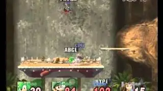 Project M - Abcool(Sonic)&Hype(Luigi) vs Fresh(Marth)&LVL9(Zelda) Part2