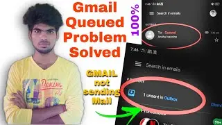 Mail not Sending in Gmail | Gmail Queued Problem Solved 💯 | Queued in Outbox