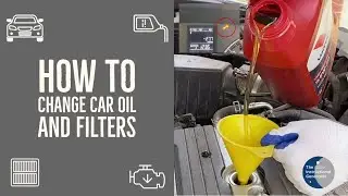 How to Change Car Oil and Filters (Honda CRV)