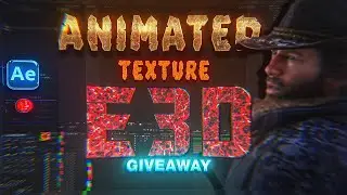 Анимированная текстура для E3D | After Effects. #розыгрыши