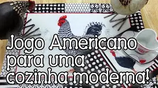 Tia Lili Patchwork: jogo americano dupla face (com mug rug!) simples e rápido