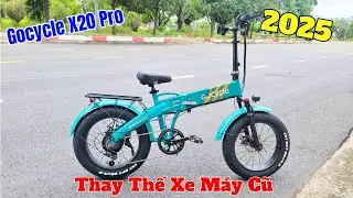 Xe Đạp Điện Trợ Lực Gocycle X20 Pro Động Cơ 750W Tốc Độ 50Km/h Gi&aacute; Rẻ