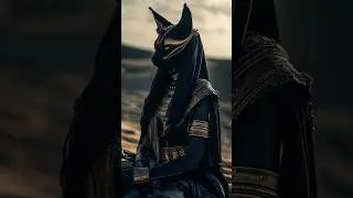 Egyptian goddess Bastet shapeshifting into a cat
