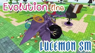 Evolution line | Lucemon SM  | Digimon story cyber sleuth