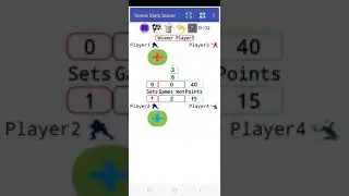 Updated Android Tennis Stats Scorer #android #tennis #apps #game #scoringapp #sudoku