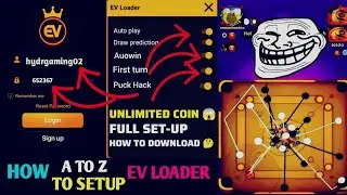 Carrom Pool Ev Hack New Full Setup After Update// Free Subscription Key 👀😨//