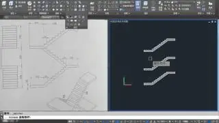 【AutoCAD 2016 3D教學】016 課本18 3樓梯練習