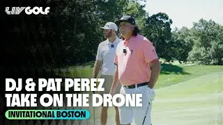 4 Aces vs the FPV Drone | LIV Golf Invitational Boston