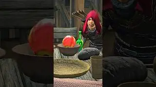 Replacing Food with Poisoned Apples instead.. #oblivion #elderscrolls #npc #tesiv