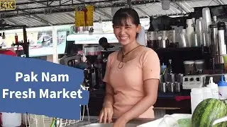 Pak Nam Market the best seafood market, Samut Prakan Thailand[4K] 2020