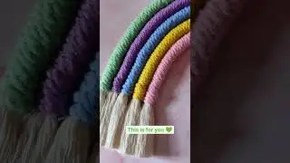 MAKE RAINBOW YOURSELF Rainbow pastel color #macrame#diy#handmade#pastel#color#rainbow#learn#classes