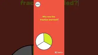 Why Was the Fraction Worried? 😂 | Math Joke #shorts