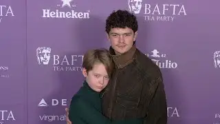 Jacobi Jupe i Noah Jupe na gali BAFTA Tea Party 2026 w Los Angeles | Przybycia