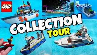 DO THESE LEGO BOATS FLOAT? - LEGO Boat Collection Tour