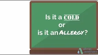 Is it a cold or is it an allergy?