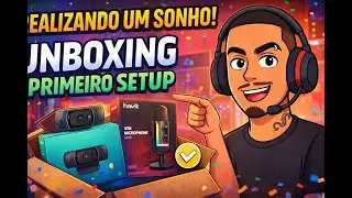 REALIZANDO UM SONHO! Meus Primeiros Equipamentos Para o Canal 🎉
