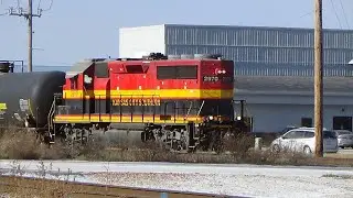 CPKC K73 at E  Moline, IL 553 at Davenport 253 at Bettendorf, IA January 28, 2026